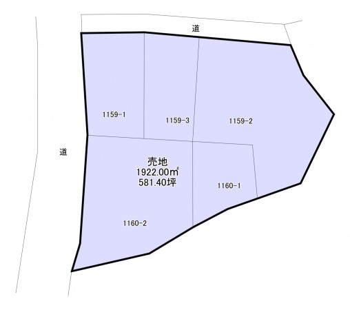 いすみ市上布施、土地の間取り画像です