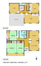 いすみ市岬町、中古一戸建ての間取り画像です