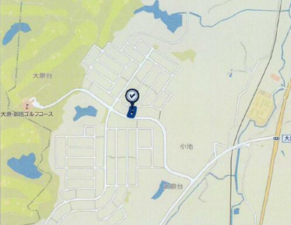 いすみ市大原台、土地の画像です