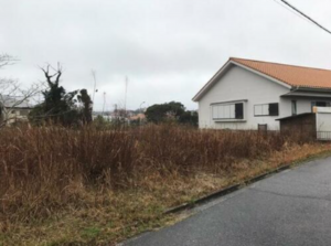 いすみ市大原台、土地の画像です