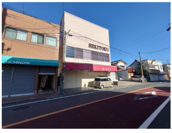 いすみ市大原、収益物件/店舗付住宅の外観画像です