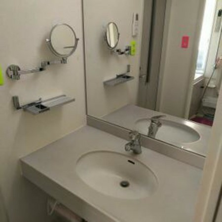 いすみ市岬町、マンションの洗面画像です