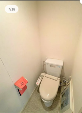 いすみ市岬町、マンションのトイレ画像です