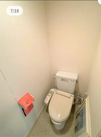 いすみ市岬町、マンションのトイレ画像です