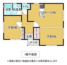 いすみ市今関、中古一戸建ての間取り画像です