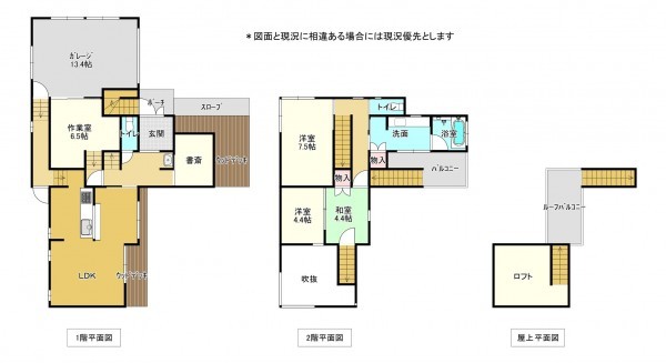 夷隅郡御宿町御宿台、中古一戸建ての間取り画像です
