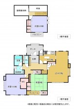 夷隅郡御宿町御宿台、中古一戸建ての間取り画像です
