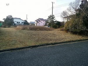 いすみ市大原台、土地の画像です