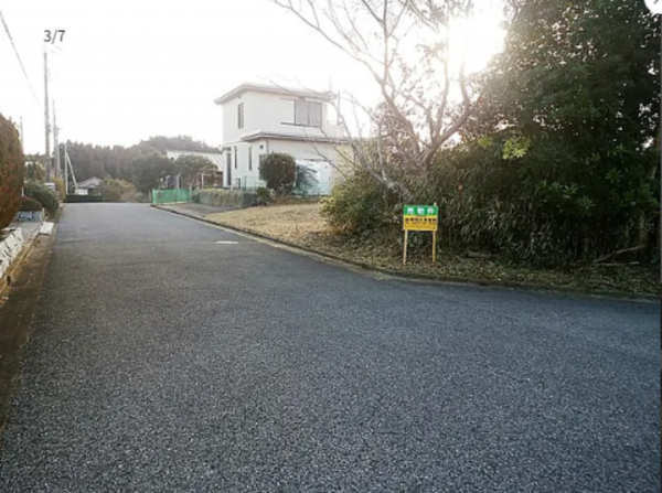 いすみ市大原台、土地の画像です