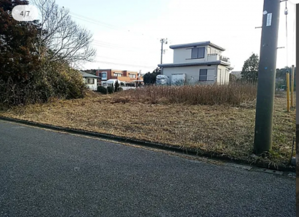 いすみ市大原台、土地の画像です