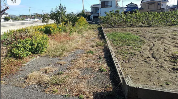 いすみ市深堀、土地の画像です