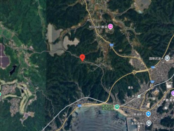 勝浦市串浜、土地の画像です