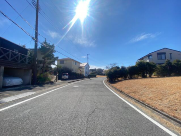 いすみ市大原台、土地の画像です