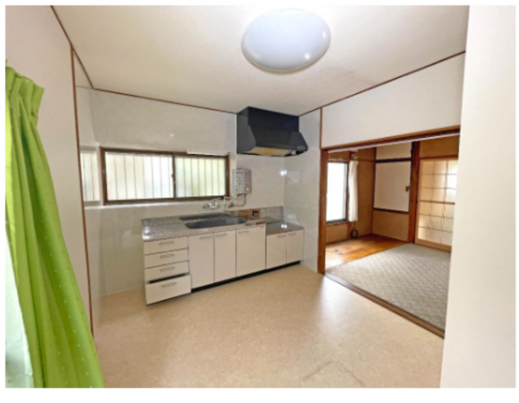長生郡長南町豊原、中古一戸建てのキッチン画像です