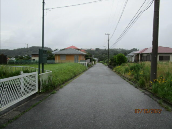 いすみ市大原台、土地の画像です