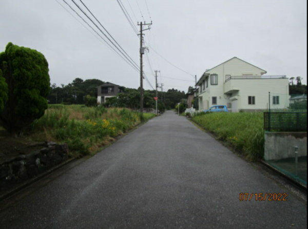 いすみ市大原台、土地の画像です