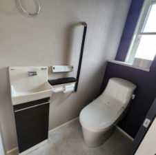 長生郡睦沢町川島、中古一戸建てのトイレ画像です