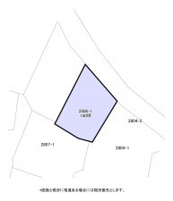 いすみ市岬町、土地の間取り画像です
