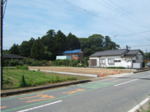 長生郡睦沢町上市場、土地の外観画像です