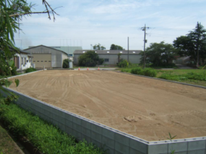 長生郡睦沢町上市場、土地の外観画像です