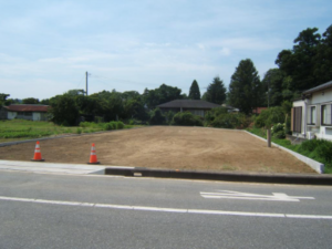 長生郡睦沢町上市場、土地の外観画像です
