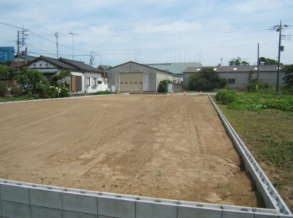 長生郡睦沢町上市場、土地の外観画像です