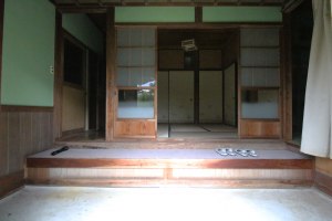 いすみ市岬町、中古一戸建ての玄関画像です