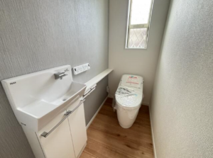 いすみ市大原、新築一戸建てのトイレ画像です