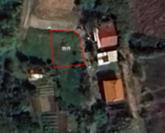 いすみ市岬町、土地の間取り画像です