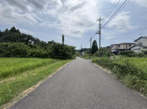 夷隅郡大多喜町田丁、土地の画像です