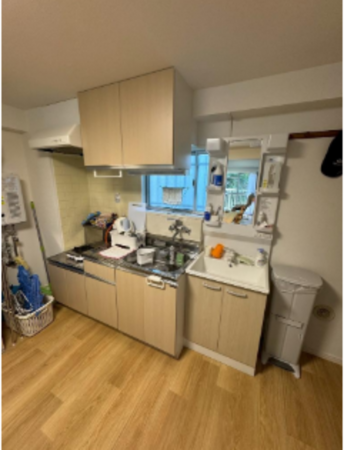 夷隅郡御宿町浜、マンションのキッチン画像です