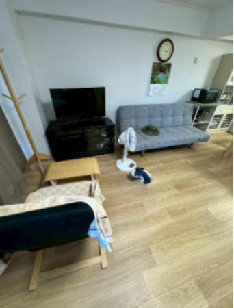 夷隅郡御宿町浜、マンションの居間画像です