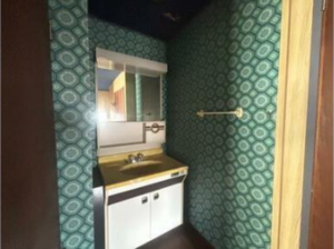 いすみ市大原、中古一戸建ての洗面画像です