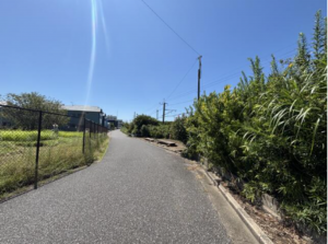 いすみ市大原、土地の外観画像です