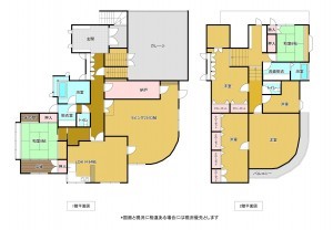 いすみ市岬町、中古一戸建ての間取り画像です