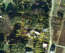 いすみ市岬町、土地の間取り画像です