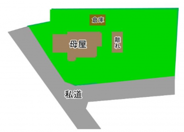 勝浦市新戸、中古一戸建ての間取り画像です