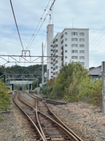 勝浦市興津、マンションの外観画像です