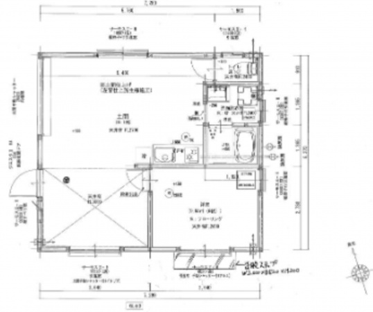 夷隅郡御宿町新町、中古一戸建ての間取り画像です