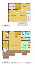 いすみ市大原、中古一戸建ての間取り画像です