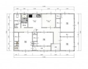 いすみ市日在、中古一戸建ての間取り画像です