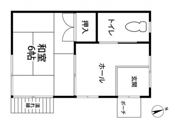 いすみ市大原、中古一戸建ての間取り画像です