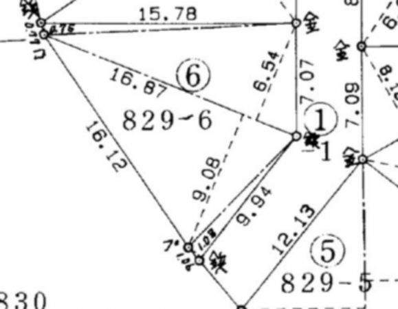 いすみ市佐室、土地の間取り画像です