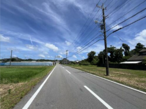 いすみ市深谷、土地の外観画像です