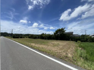 いすみ市深谷、土地の外観画像です