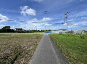 いすみ市深谷、土地の外観画像です