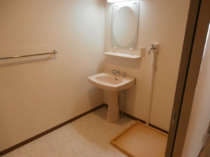 夷隅郡御宿町須賀、マンションの洗面画像です