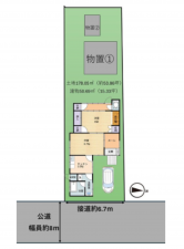 夷隅郡大多喜町新丁、中古一戸建ての間取り画像です