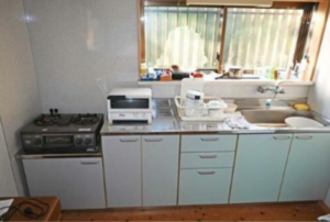 いすみ市日在、中古一戸建てのキッチン画像です