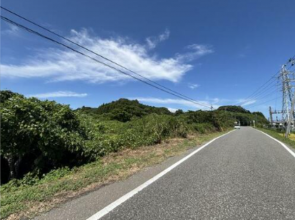 いすみ市日在、土地の外観画像です